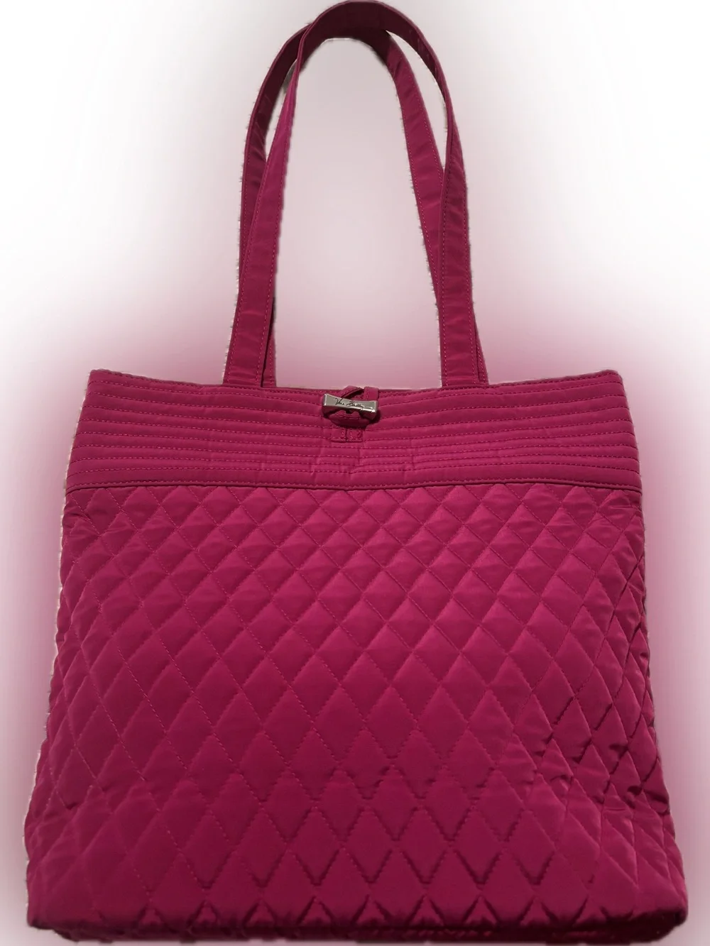 Vera Bradley quilted magenta tote
